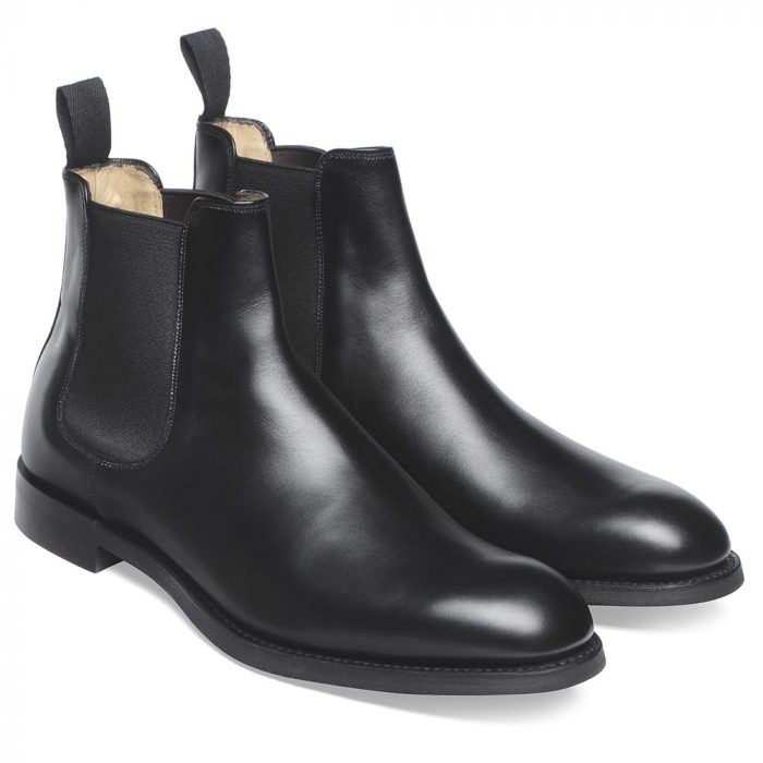 Godfrey D Chelsea Boot in Black Calf Leather