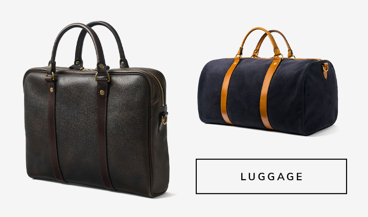 Leather luggage for a Father's Day gift idea