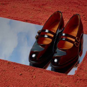 What flat shoes to wear as a wedding guest to avoid heels. Cheaney Shoe Mary-Jane flat shoes.