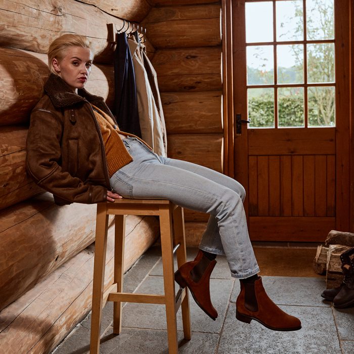 Warm country colours for coloured boots