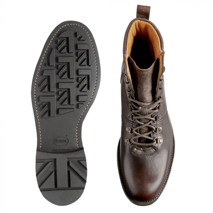 Ingleborough B Hiker Boot in Chicago Tan Chromexcel Leather with Ankle protection: Padded toplines and tongues