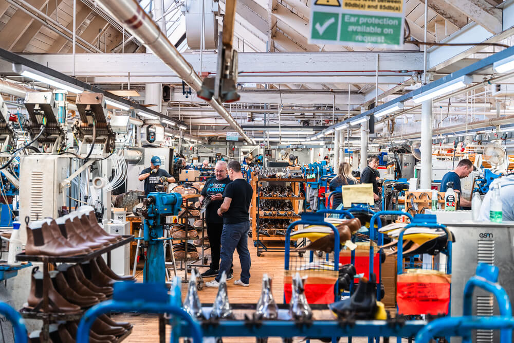 Inside the Cheaney factory