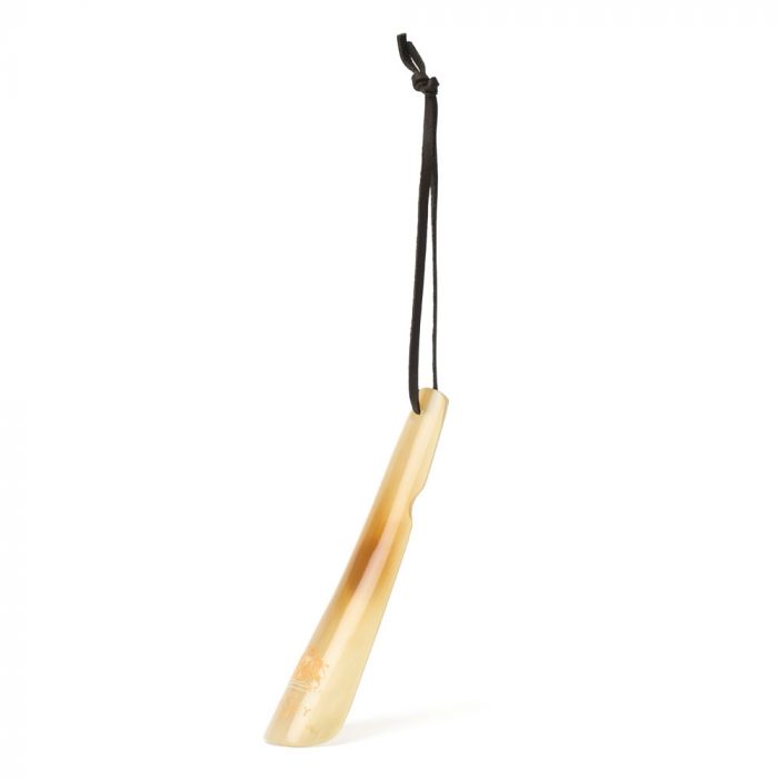 Cheaney Shoe Horn With Leather Thong - 7 Inches