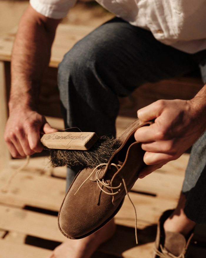 Knebworth Chukka Boot in Leaf Suede
