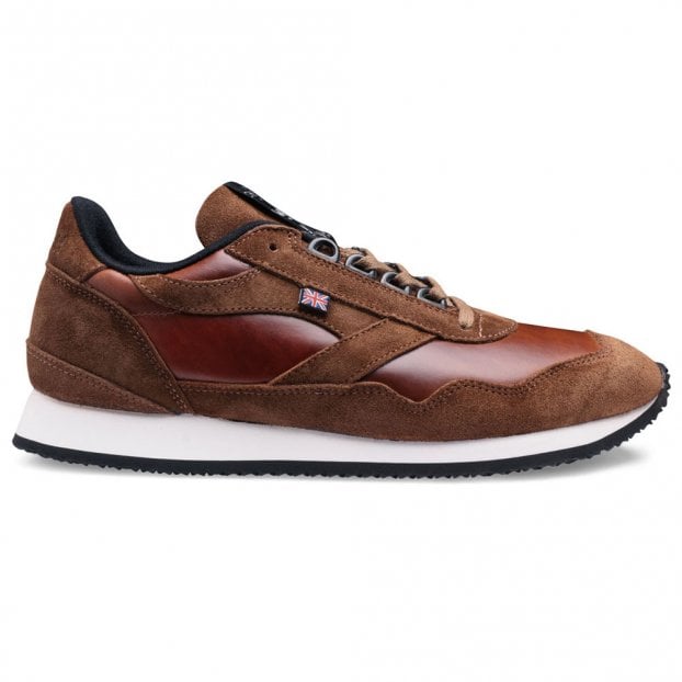 1948 Unisex Trainer in Ginger Pull Up Leather/Brown Suede
