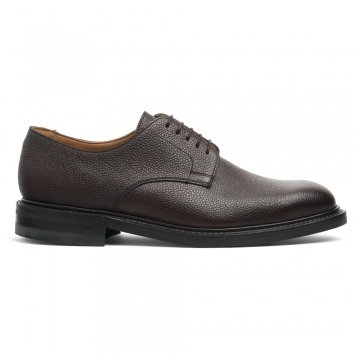 Albany II R Derby in Dark Brown Grain Leather