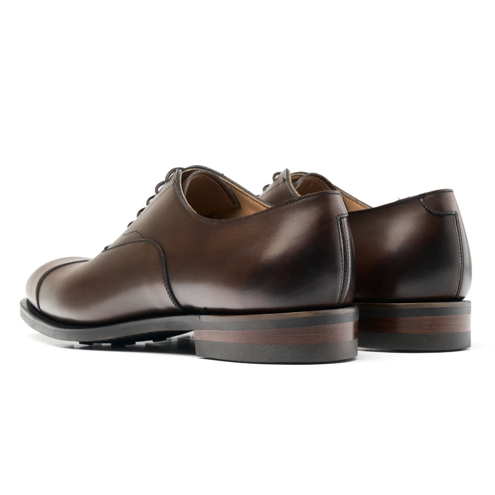 Cheaney Alfred R Men's Mocha Leather Capped Oxford Shoes