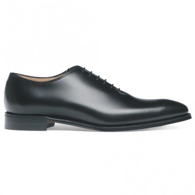 Berkeley Wholecut Oxford in Black Calf Leather