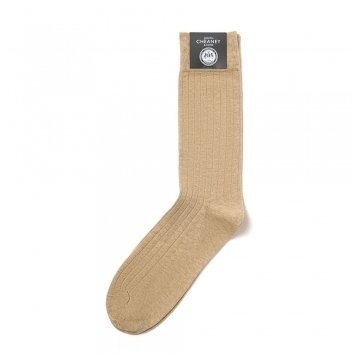 Brecon Camel cotton Socks