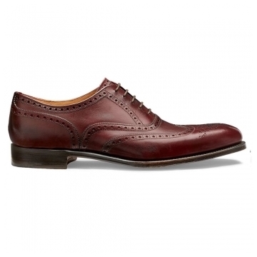 Cheaney Broad II | Men's Burgundy Oxford Brogue | Hand Made in England