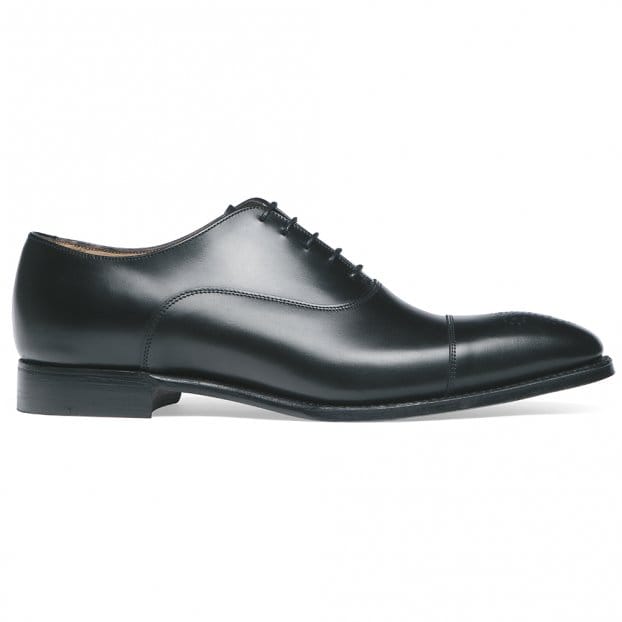 Cambridge D Oxford in Black Calf Leather