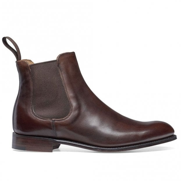 Clara Chelsea Boot in Mocha Calf Leather
