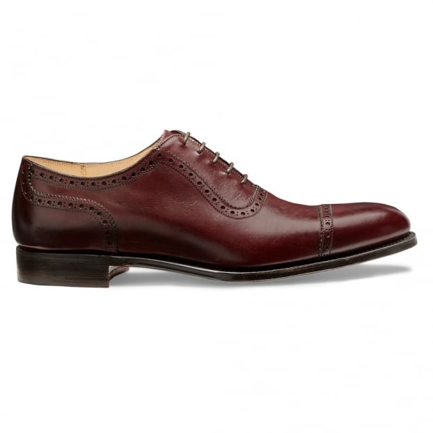 Fenchurch Oxford in Burgundy Calf Leather