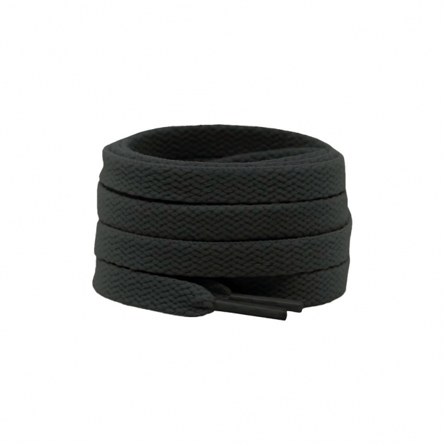 Flat Trainer Laces - Black - 115cm (248/115 Black)