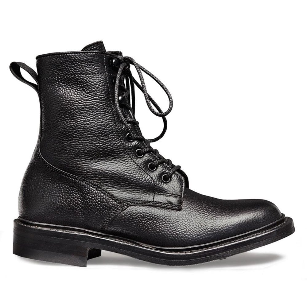 Cheaney Florence R Women's Fur Lined Black Grain Leather Boots