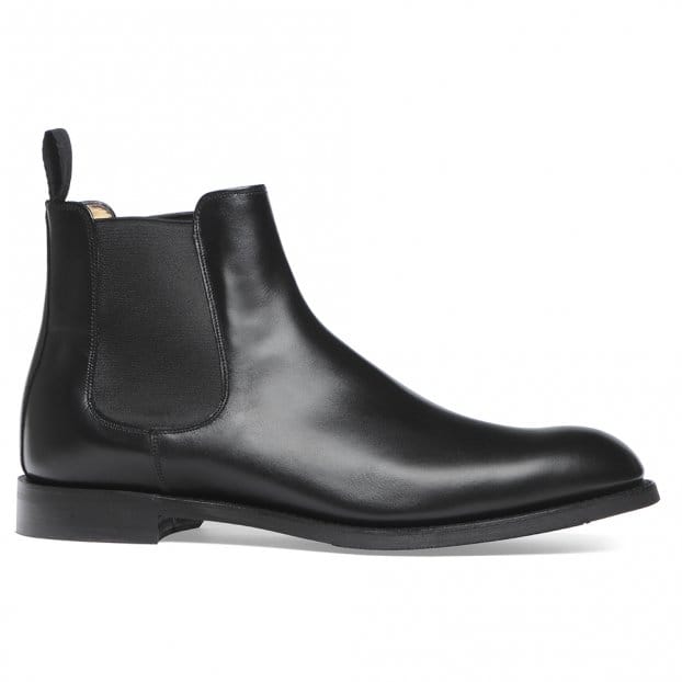 Godfrey D Chelsea Boot in Black Calf Leather