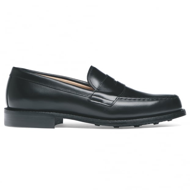 Howard R Loafer in Black Calf Leather