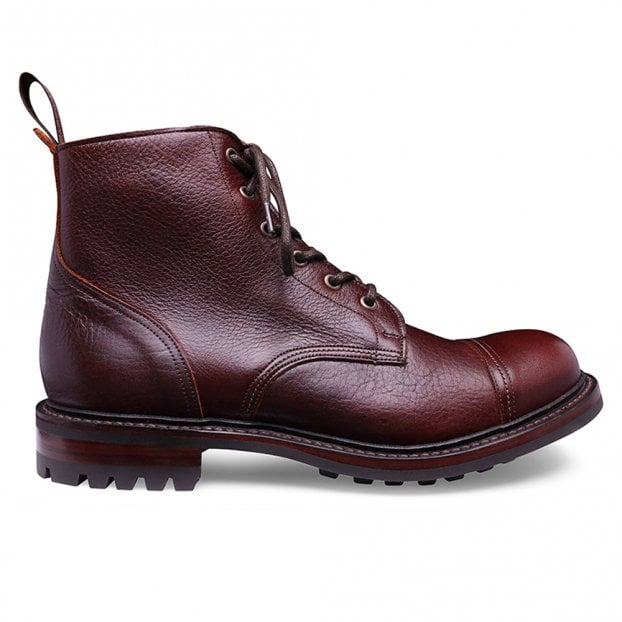 Hurricane II C Derby Boot in Whiskey Kudu Leather