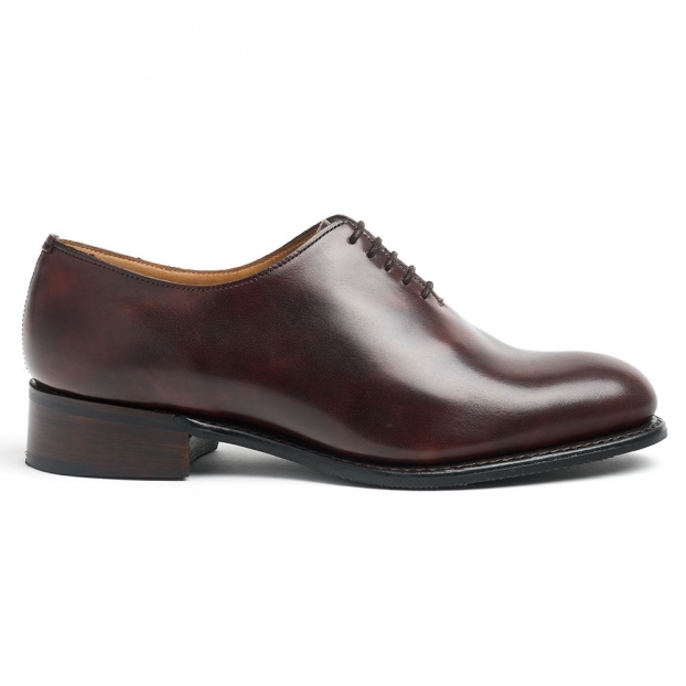 Isobella II D Wholecut Oxford in Brown Museum Calf Leather