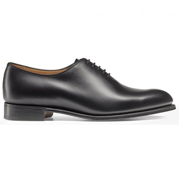 Isobella Wholecut Oxford in Black Calf Leather