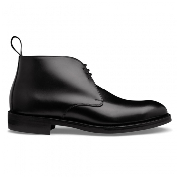Jackie III R Chukka Boot in Black Calf Leather