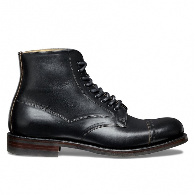 Jarrow R Derby Boot in Black Chromexcel Leather