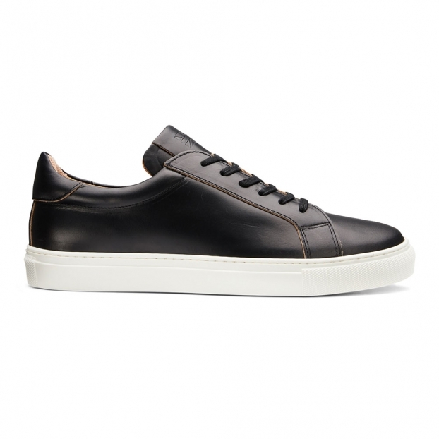 Kelham II Trainer in Black Chromexcel Leather