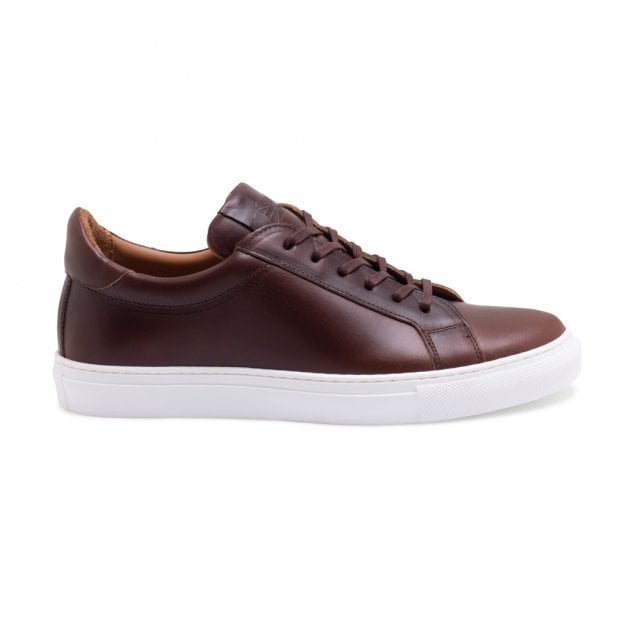 Kelham Trainer in Dark Brown Chromexcel Leather