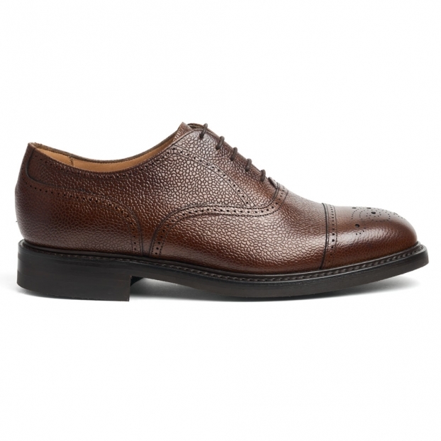 Kelmarsh R Oxford Semi Brogue in Chestnut Grain