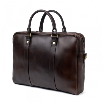 Laptop Bag in Chicago Tan Chromexcel Leather