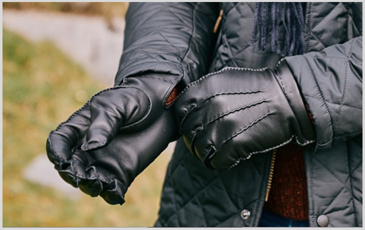 Cashmere Lined Leather Gloves | Shop Now