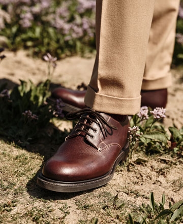 Hemis C Derby in Brown Yak Leather | Shop Now