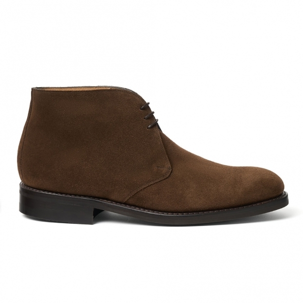 Orton R Chukka Boot in Brown Suede
