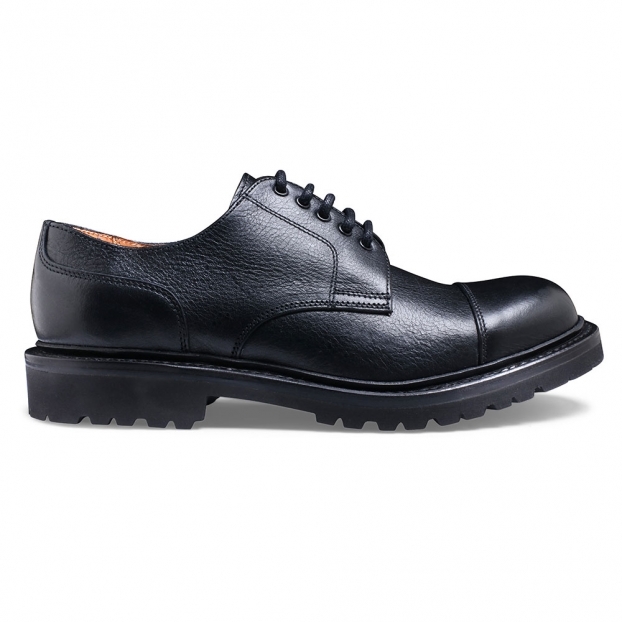 Patterson GV Derby in Black Kudu Leather