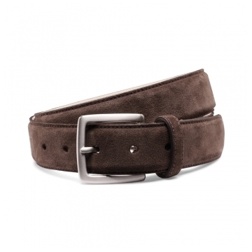 Plough Suede Belt | Silver Buckle
