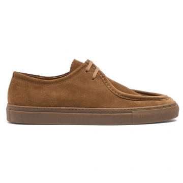 Porto Apron Derby in Sigaro Suede