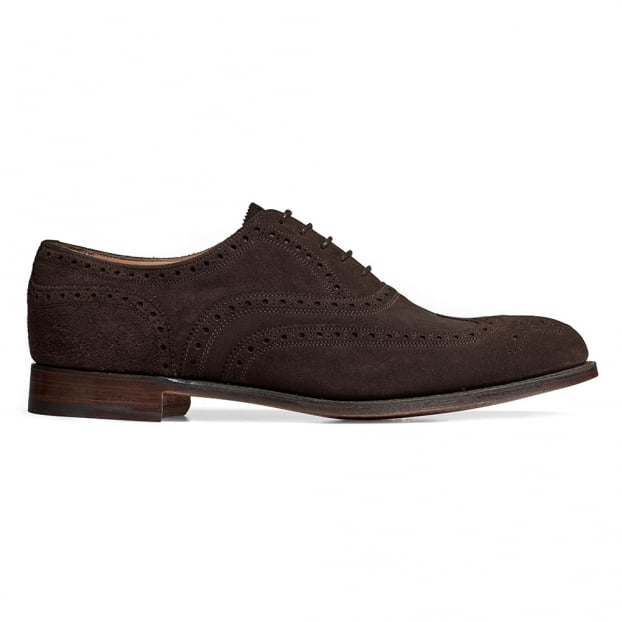 Cheaney Regent | Men's Brown Suede Brogue | Made in England