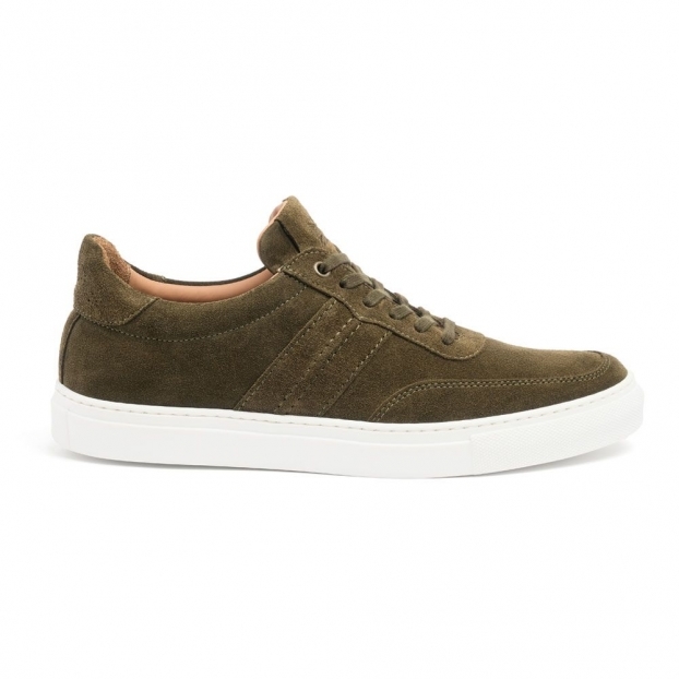 Steel II Trainer in Khaki Suede