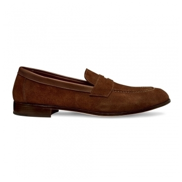 Toby Penny Loafer in Rustique Suede