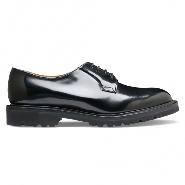 Tove GV Derby in Black Bookbinder Leather