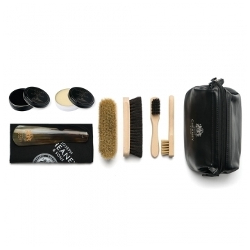 Travel Pate de Luxe Shoe Care Kit (Travel safe polish)