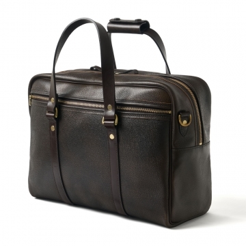 Traveller Bag in Bronze Grain Leather